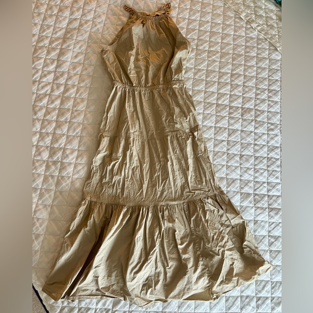 MICHAEL Michael Kors Strapless Tan Dress
